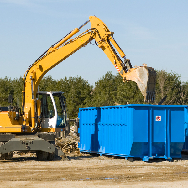 what size residential dumpster rentals are available in Benton